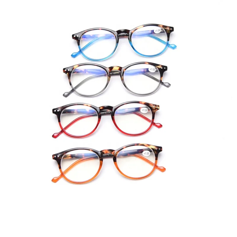 

+1.5 +2.0 +2.5 +3.0+3.5 Ready-to-ship PC Frame Blue Light Blocking Reading glasses, As picture