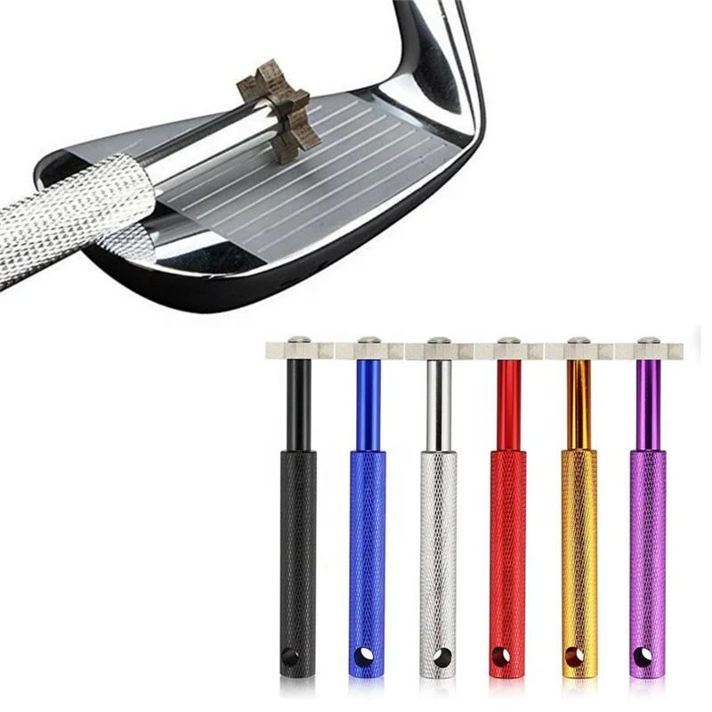 

TY Golf Club Grooving Sharpening Tool Sharpener Head Strong Wedge Alloy Wedge Golf Accessories, Picture shows
