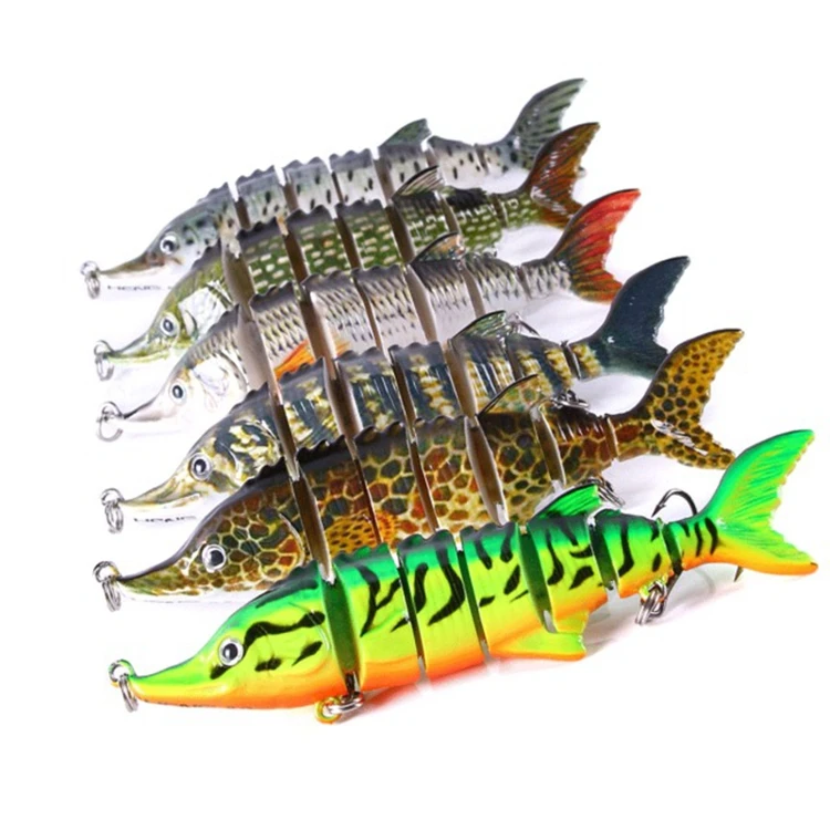 

Hard plastic movable joints multi Jointed fish Lure