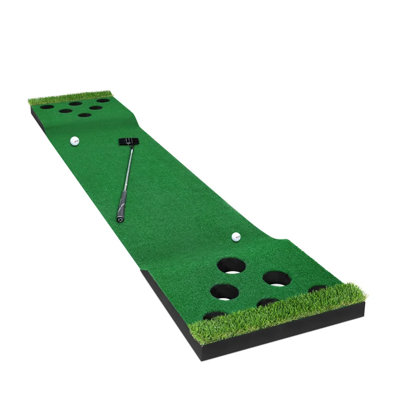 

Golf Putting Green Practice Mats Outdoor Indoor Family Party Golf Mat for Indoor Office Home Use Training Aid