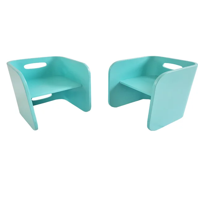 
Wood children furniture kids table and chairs with storage 