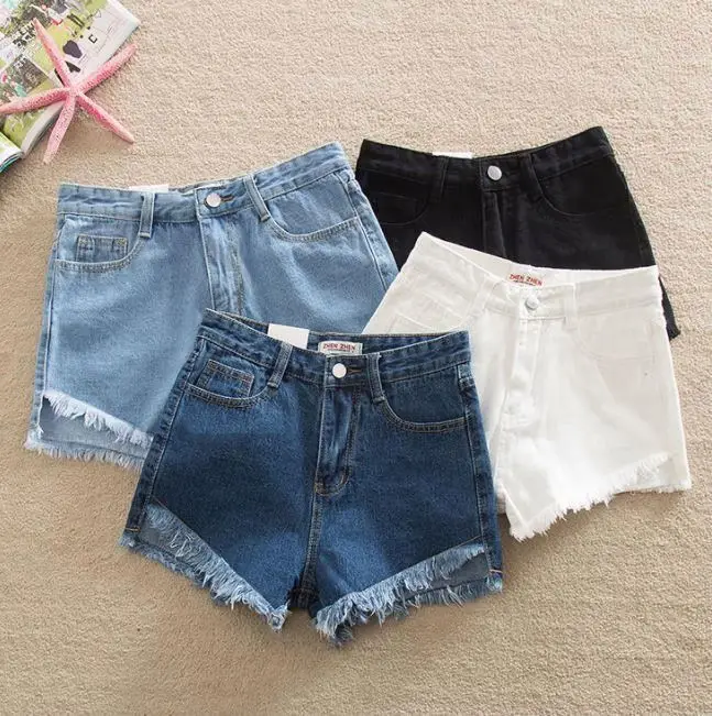 

2021 Latest Style Summer High waist womens jeans short pants