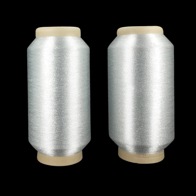 
silver embroidery metallic thread pure silver sari metallic yarn 