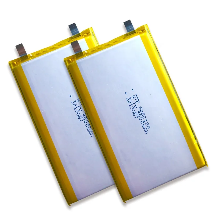 

37 v 5000mah 6060100 li-polymer akkus lithium-polymer battery