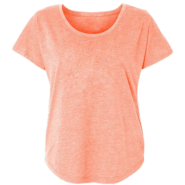 

Bulk Summer Wear Women Crew Neck Short Sleeve Tee Shirt Screen Printing Logo Design Lady T Shirt, Custom color