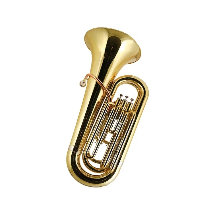 

Professional B flat triple key tuba instrument