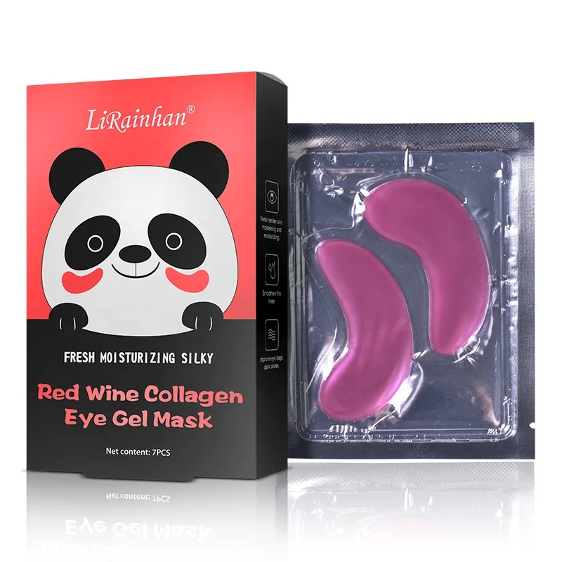 

oem luxury gold gel collagen crystal eye patch Pink skincare hydrogel under eye mask with private label hydrogel eye patch