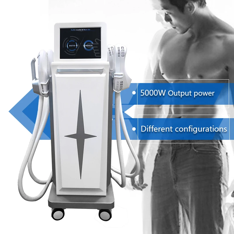 

5KW Muscle Building Body Shaping 4 handles Emsliming Machine With CE approved For Commercial