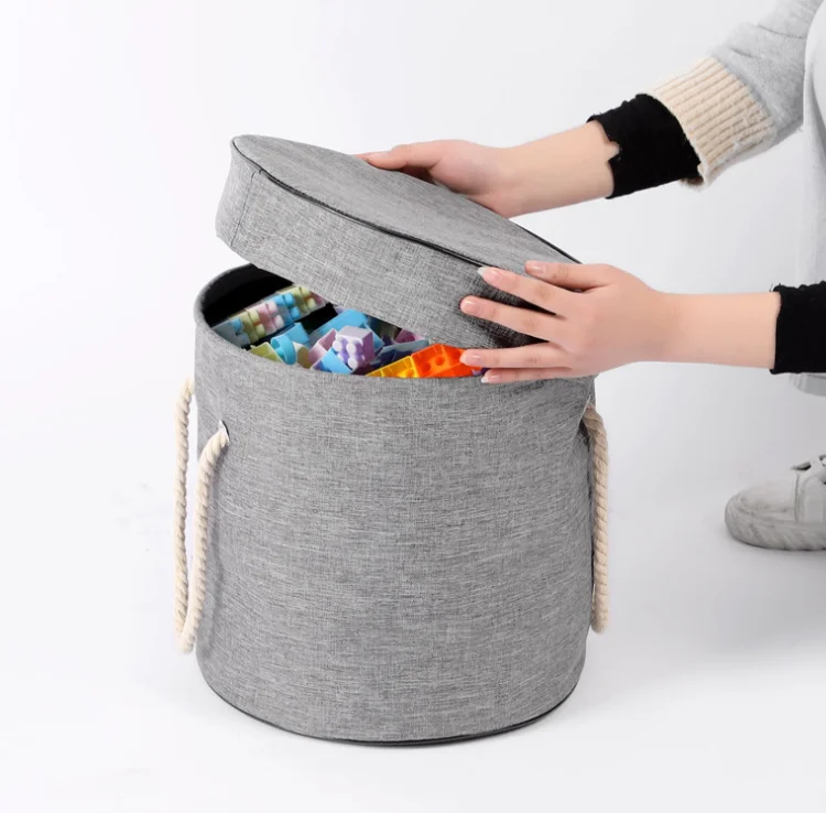 

Portable Kids Toy Storage Basket And Play Mat