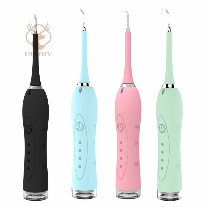 

Deery High Quality Teeth Stain Scaler Dental Calculus Remover Tartar Vibrating Electric Ultrasonic Tooth Cleaner