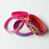 Factory Supply Custom Embossed Logo luminous Silicone Wristband/braclet