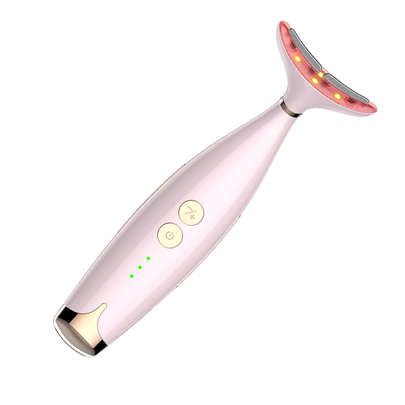 

Skin Tightening Facial Massager Face Lifting Machine Photon Led Red Light Therapy Wrinkle Remover Skin Rejuvenation, White, pink or customize