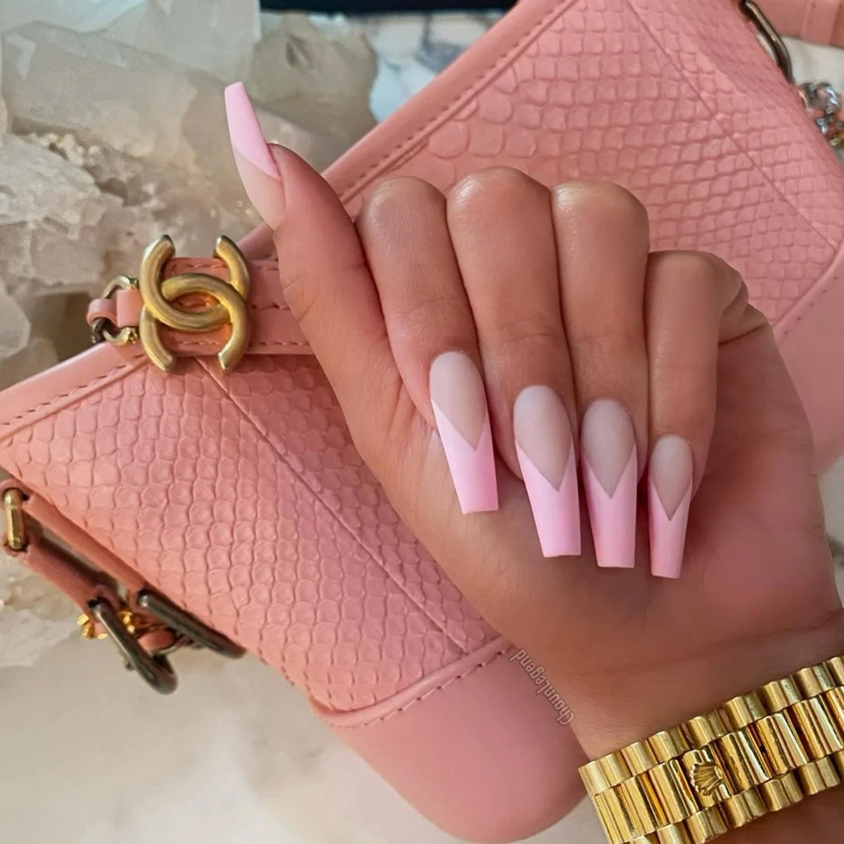 

Factory price long coffin french lovely pink ballerina Manicure Press nail tips Full Cover Artificial false art fake nails, Natural,multi-color,customized color