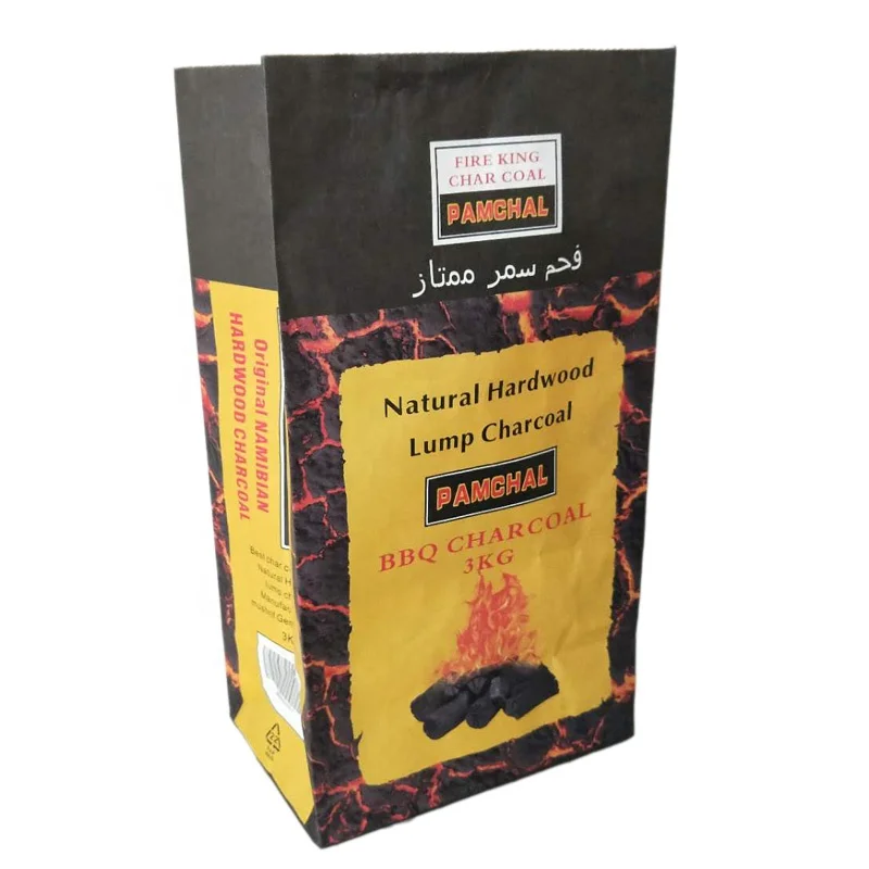 3kg 4kg 5kg 8kg 10kg Lump Charcoal Packing Charcoal Block Charcoal