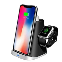 

10W QI Wireless Charger 3 In 1 For Iphone 11 Iphone X Charger Wireless For Apple Watch 4 3 2 Charging Dock For Airpods