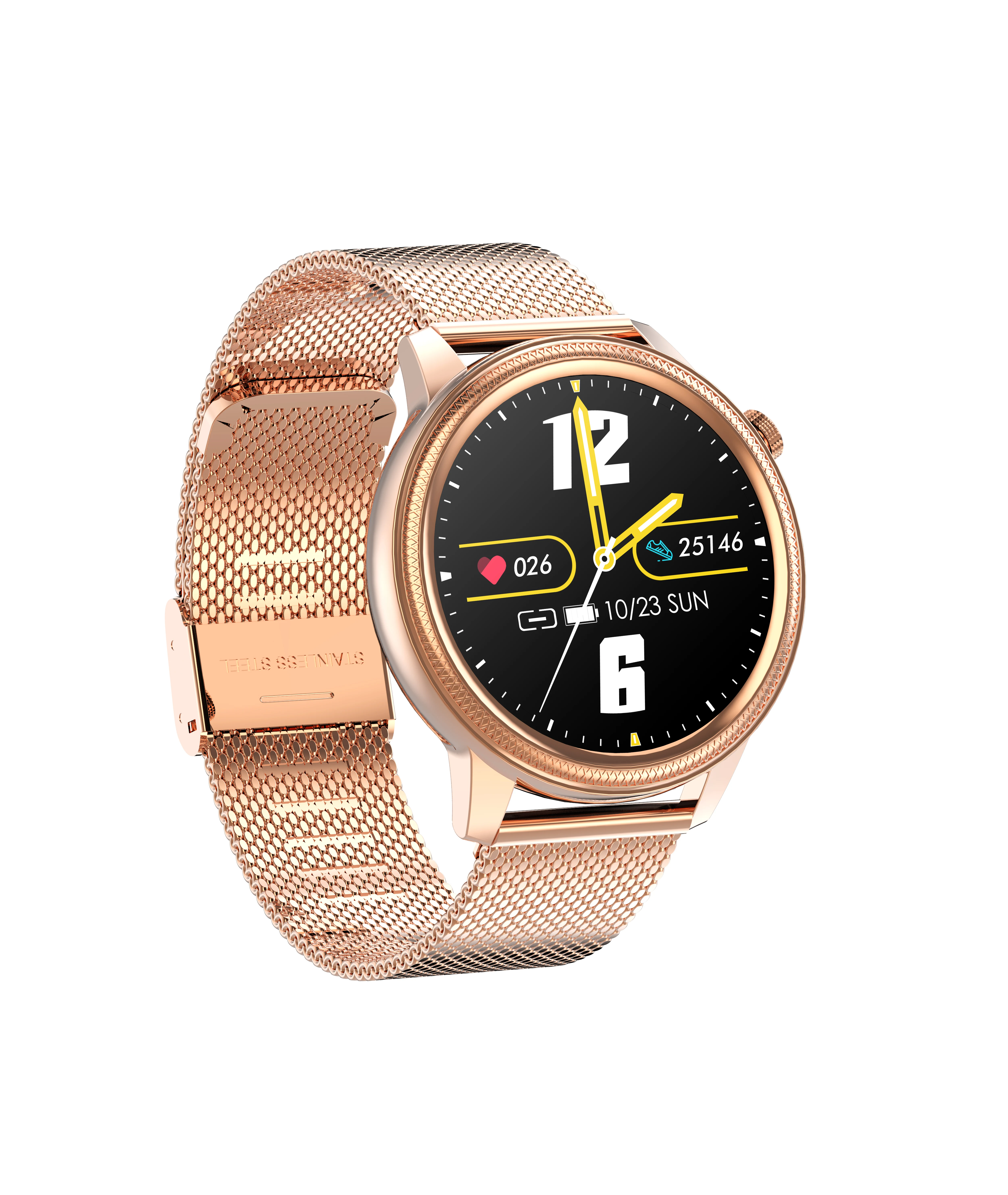 

The main push S31 full touch screen heart rate measurement IP67 waterproof smart watch, Balck