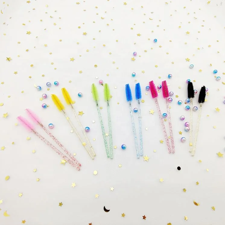 

Wholesale Mini Portable Disposable Eyelash Brush, Pink ,blue,yellow,blue,purple,etc