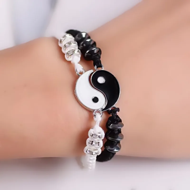 

2021 New trendy rope with ccb accessories Couples handmade the Great ultimate bracelet