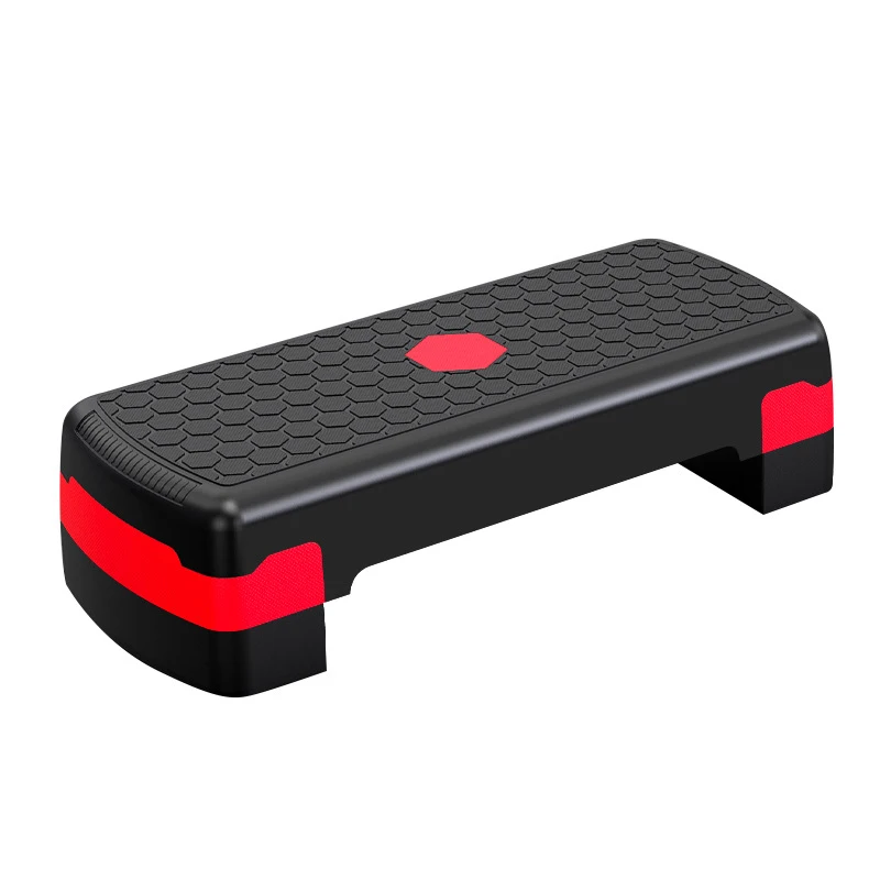 

Adult Yoga Fitness Shaping Aerobic Step Board Pedal Adjustable Height Aerobic Stepper Fitness Pedal, Red+gray+blue