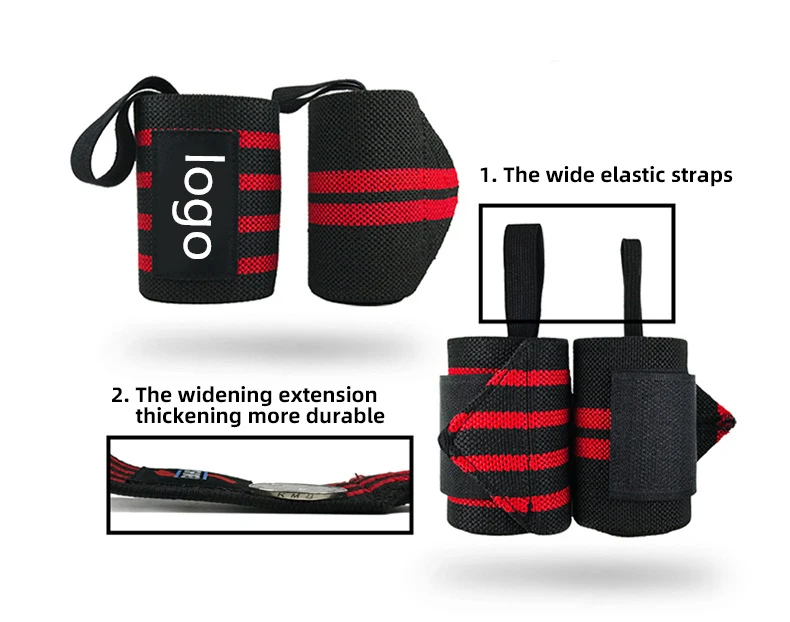 

2021 New Style Durable Wrist Wrap Hot Sale Wrist Wraps Wrist Straps For Weightlifting, Red,bliue,grey,black