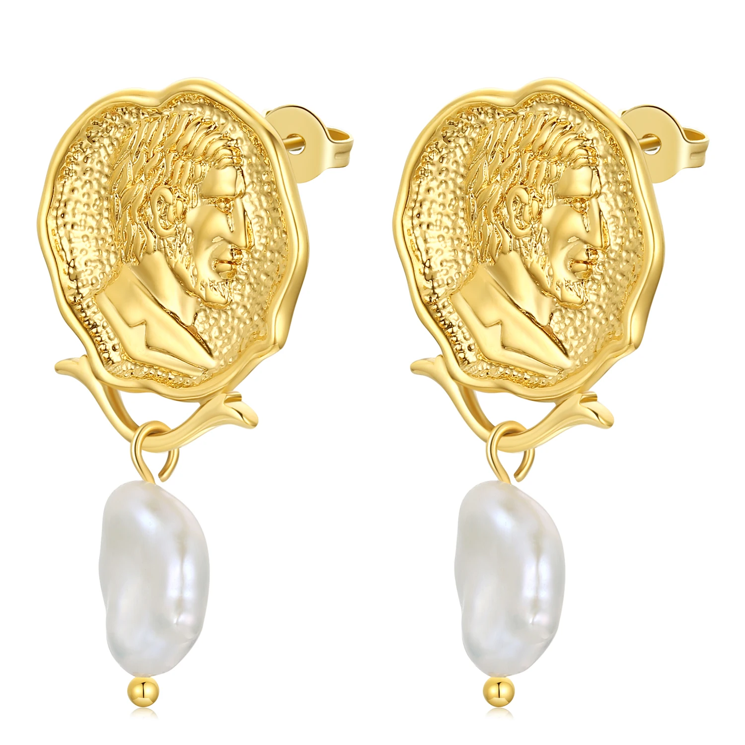 

valentine's day gift new product shell earring Jewelry gold vermeil earrings