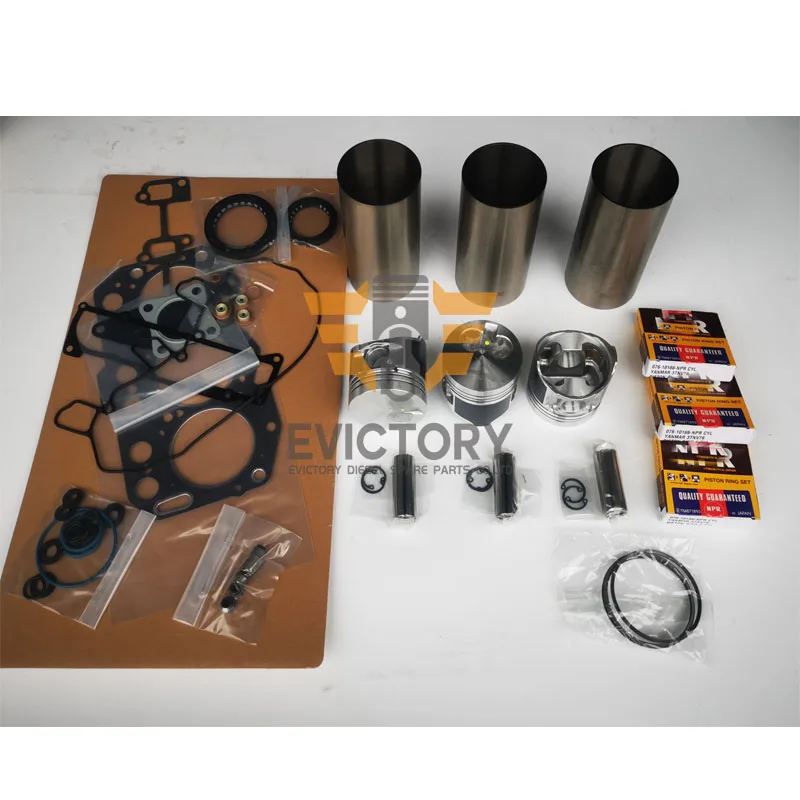 

For yanmar 3TNV76 rebuild overhaul kit + water pump + connecting rod + valve