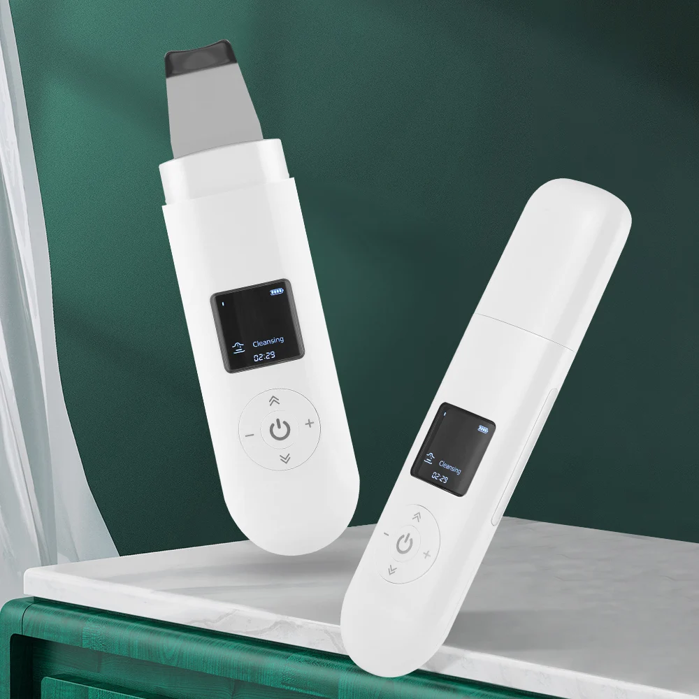 

Scrubber Blackhead Remover Ultrasonic Peeling Shovel Cleaner Facial Massager Skin Care