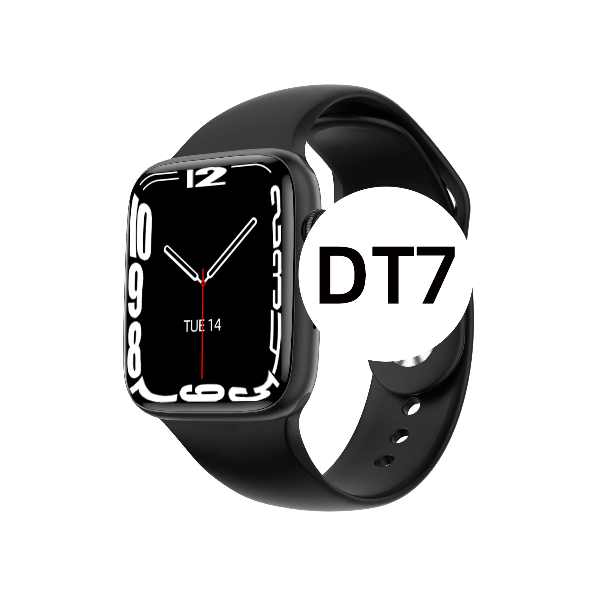 

DT7 Smart watch with Heart Rate Blood Pressure 1.8 inch TFT Square Screen Watch 7 IP68 Waterproof Fitness Tracker Smart Bracelet