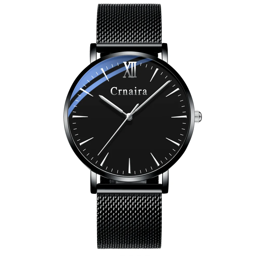 

Wristwatches OEM Private Label Most Popular Products Luxury Calendar Men Watches From China In Bulk Men Wrist CRNAIRA C3078, Black