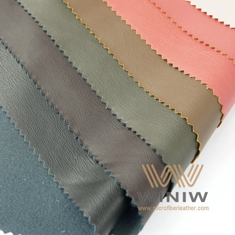 Quality Solvent Free PU Faux Leather Fabric for Clothing