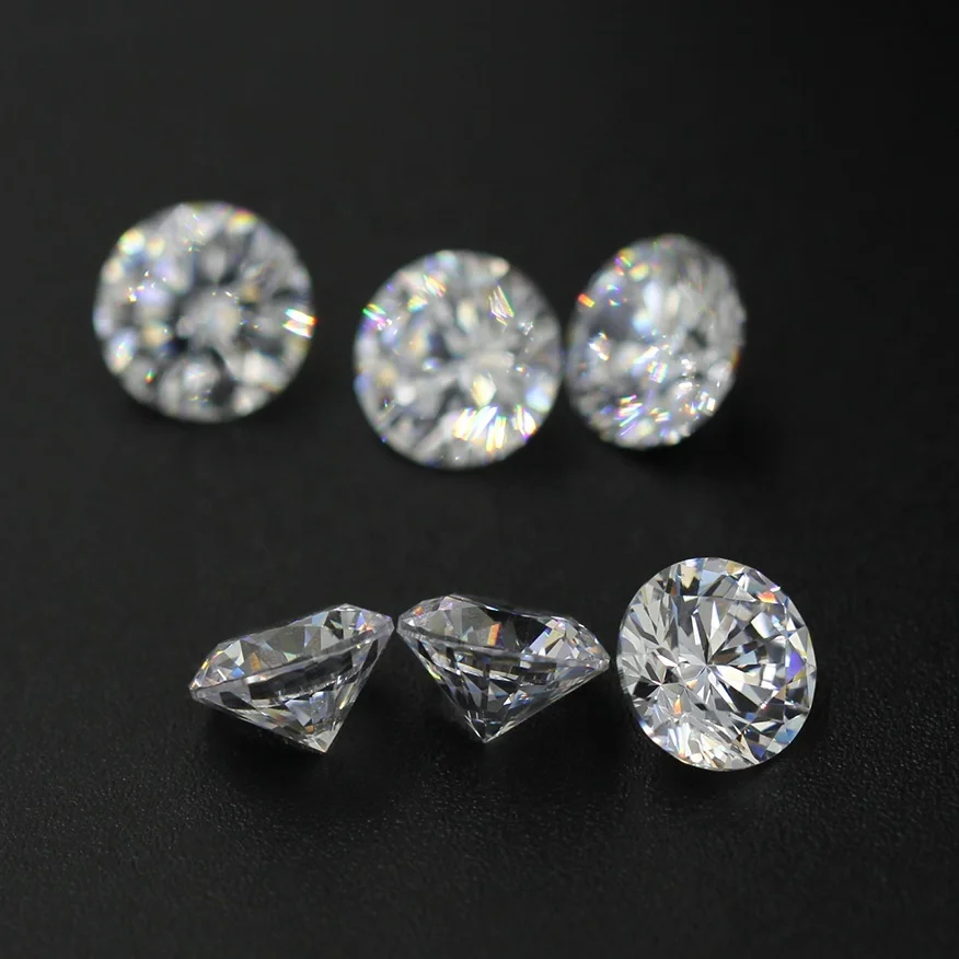 

Wuzhou gems wholesale price D E F G H color excellent cut moissanite diamond on sale