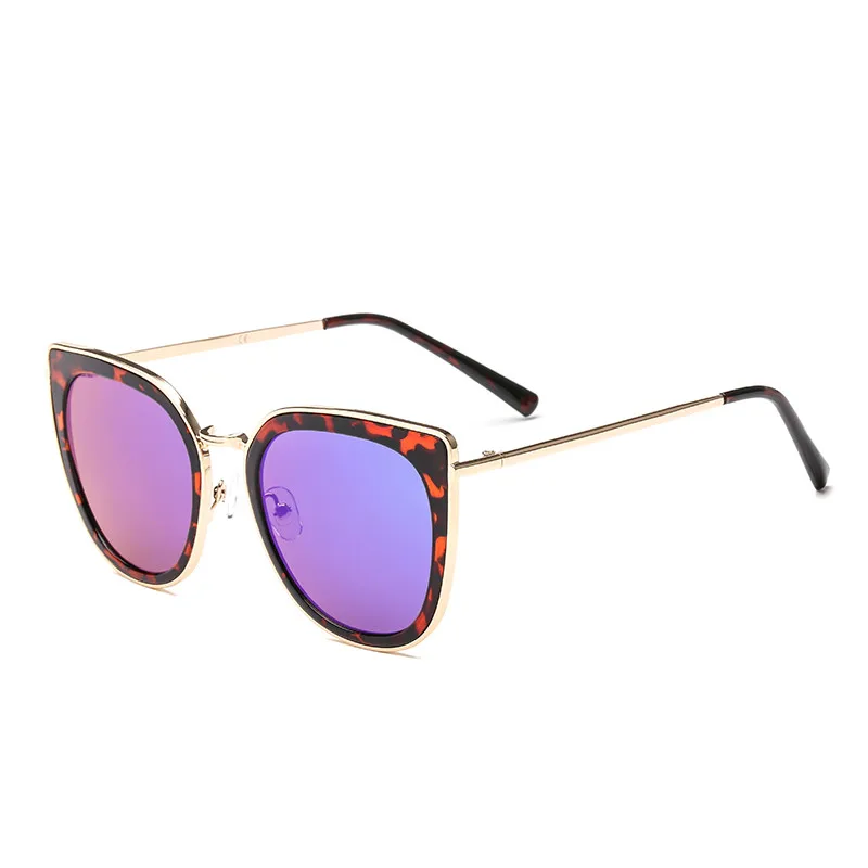 

Promotional High Quality Custom Logo Trendy Metal Mirror Shades Glasses Sunglasses Womens 2019, Custom color