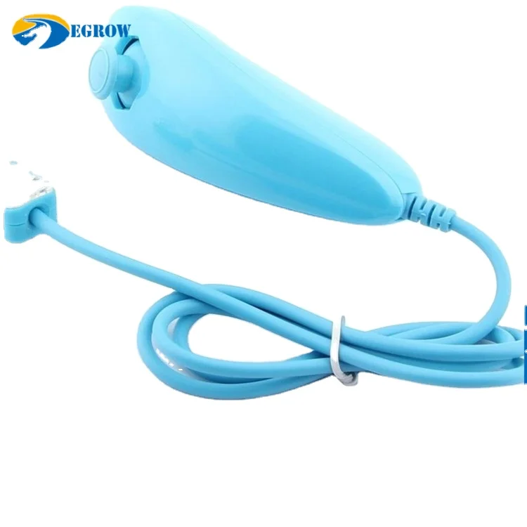 

For Wii Wireless Remote + Nunchuk Controller for Wii game controller, Red,blue,black,pink,white