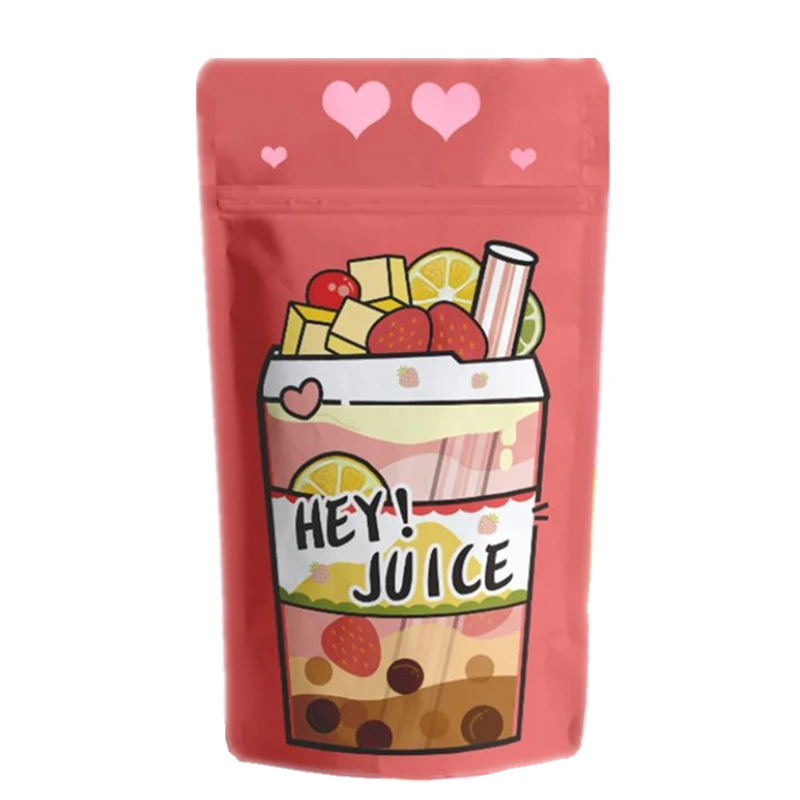 

Bachelorette Party Plastic Juice Coffee Drinking Bag Food Storage Printing 500Ml Drink Pouch With Straw