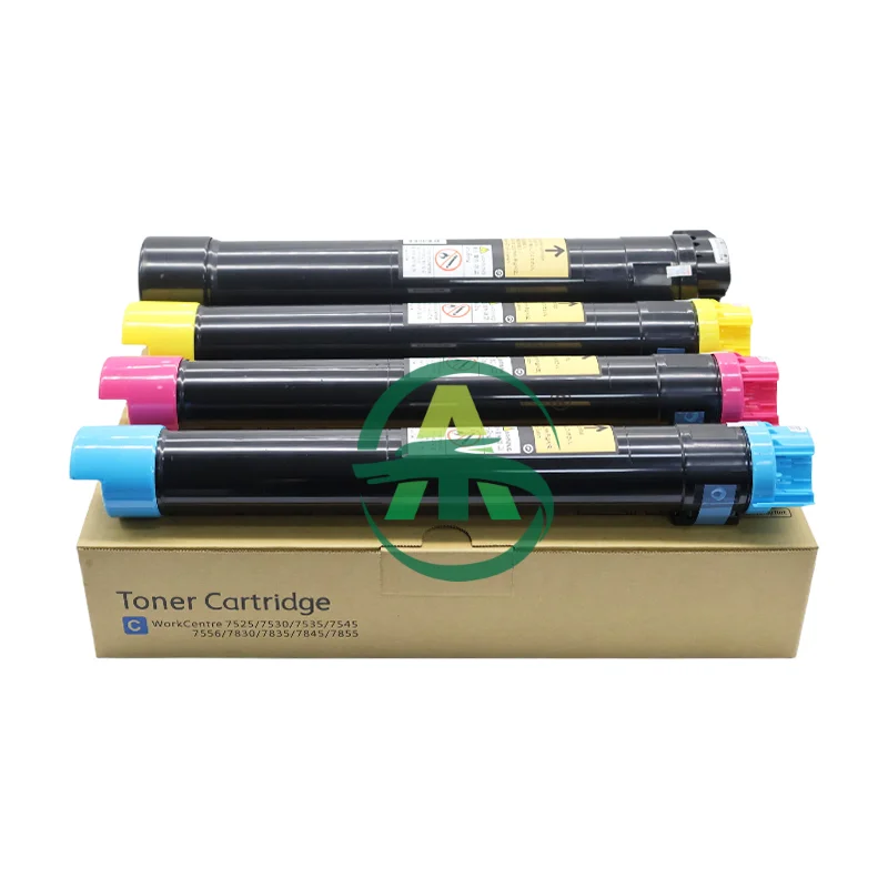WorkCentre 7525 Color Toner Cartridge for Xerox WorkCentre 7525 7530 7535 7545 7556 7830 7835 7845 7855 7970 Toner Cartridges