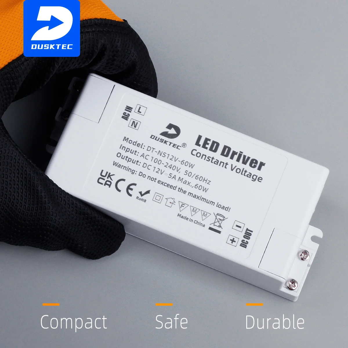 12 Volt DC LED Strip Power Supply Single Output Constant Current Easy Installation Led Cabinet Light Strip Driver Power Supply