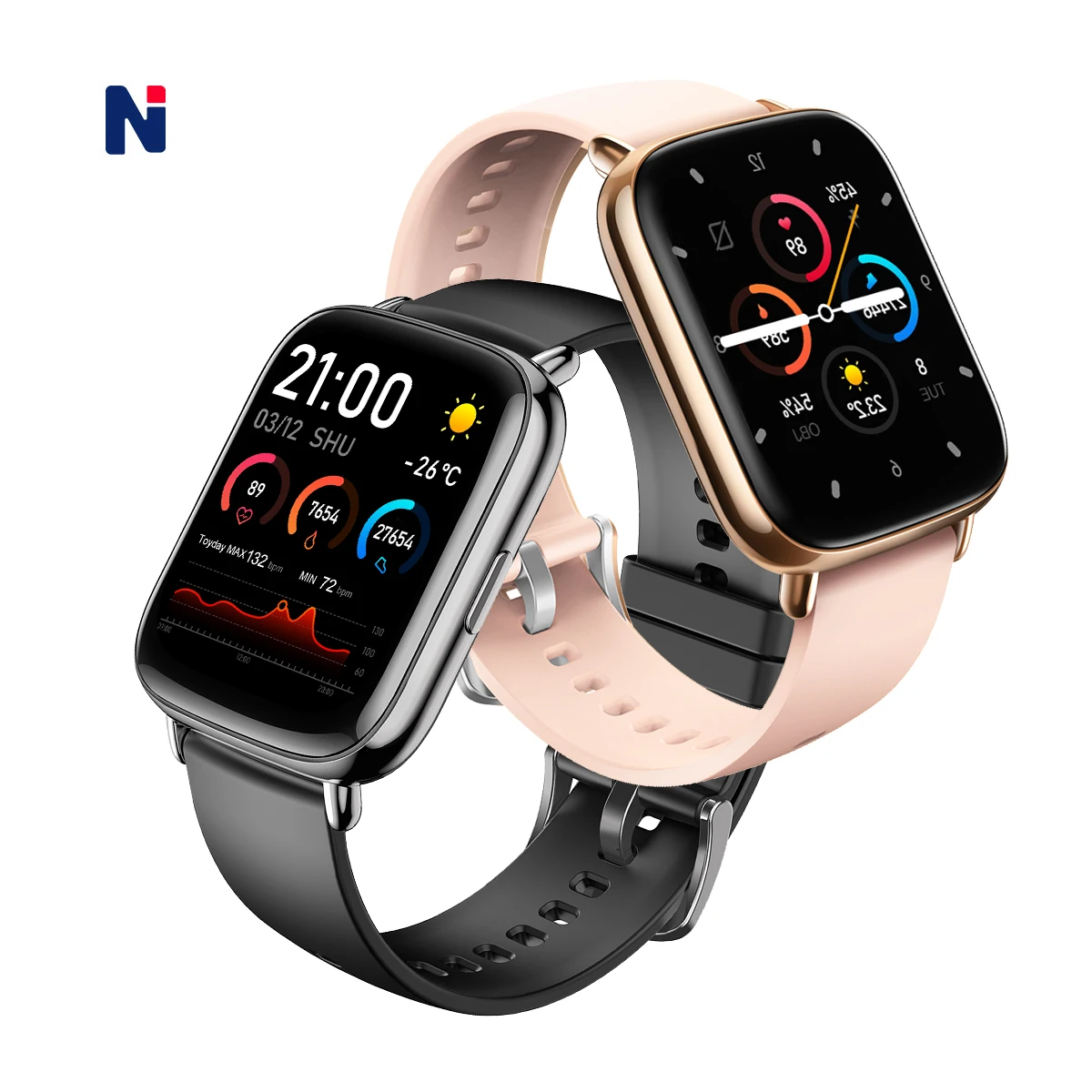 

N+1 Wholesale low prices smartwatch bracelet montre connecte touch waterproof sport gps android io reloj smart watch, Customized colors