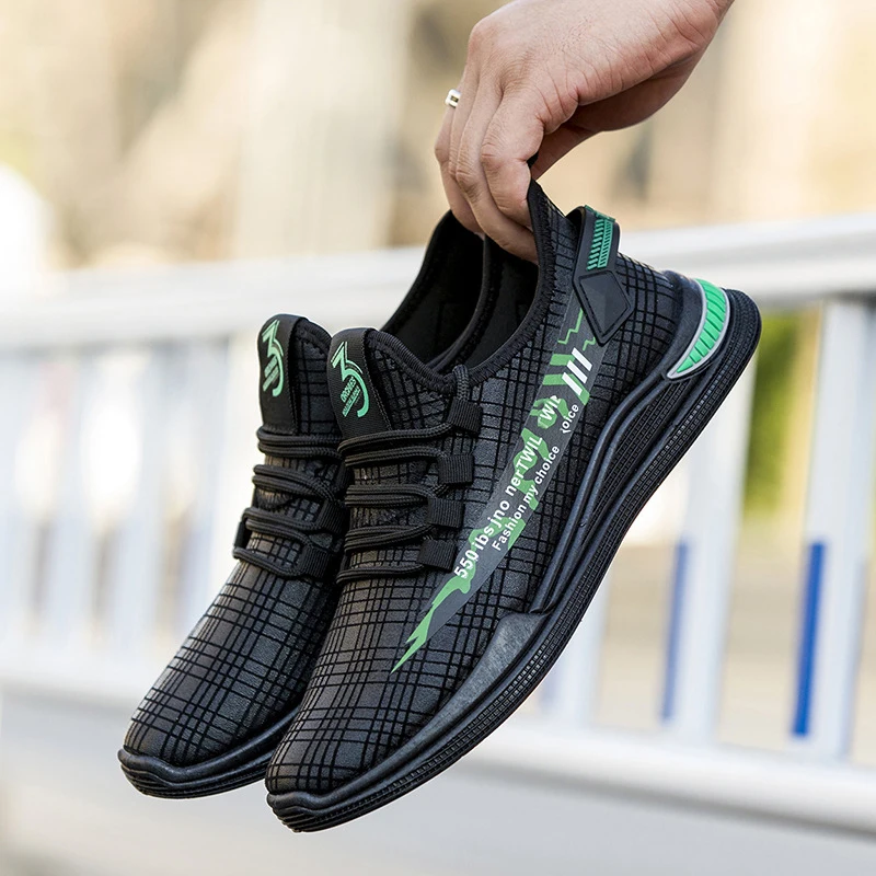 

Men Sneaker Running Sports Shoes High Quality Mesh Male Sport Shoes And Sneakers, 3 colors