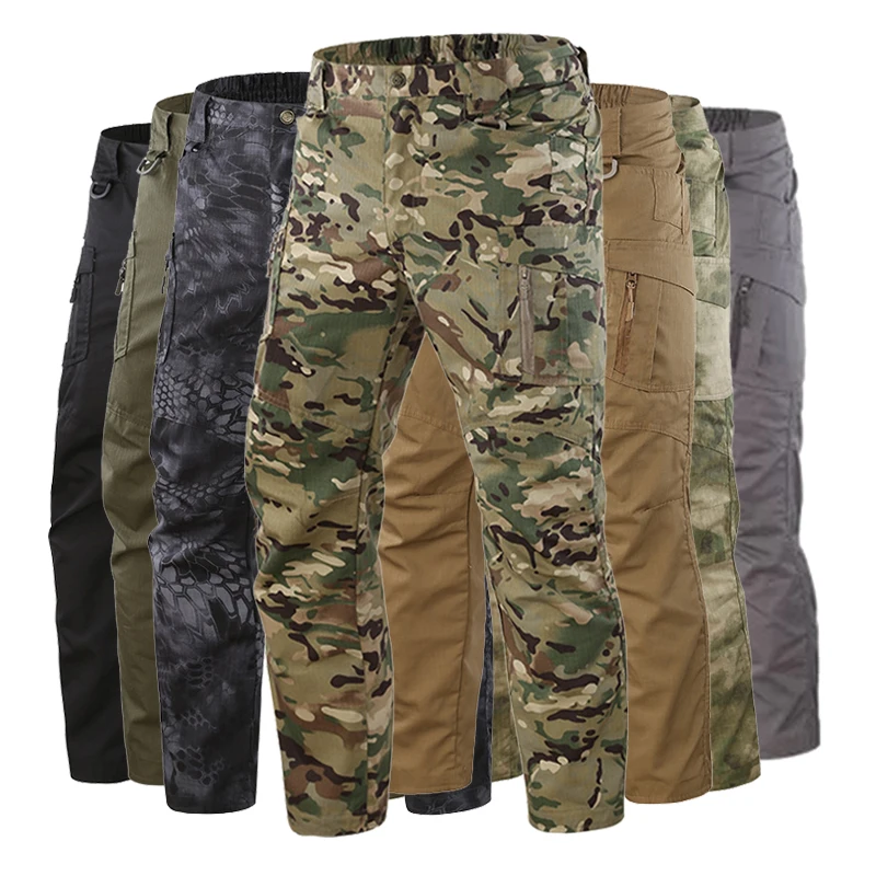 

Military Army Hunting Pants Camouflage Trousers Hunting Falcon Spots Pants Camping Outdoor Quick Dry Summer Men Pants, Multicam camouflage color