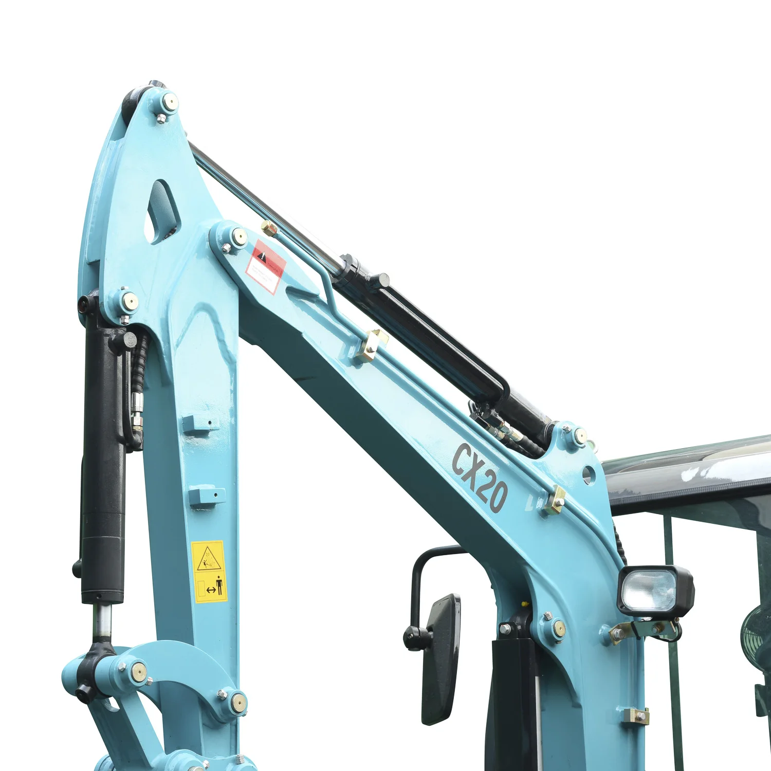 Hydraulic Multifunction Crawler Mini Excavator with Zero Tail and Retractable Chassis