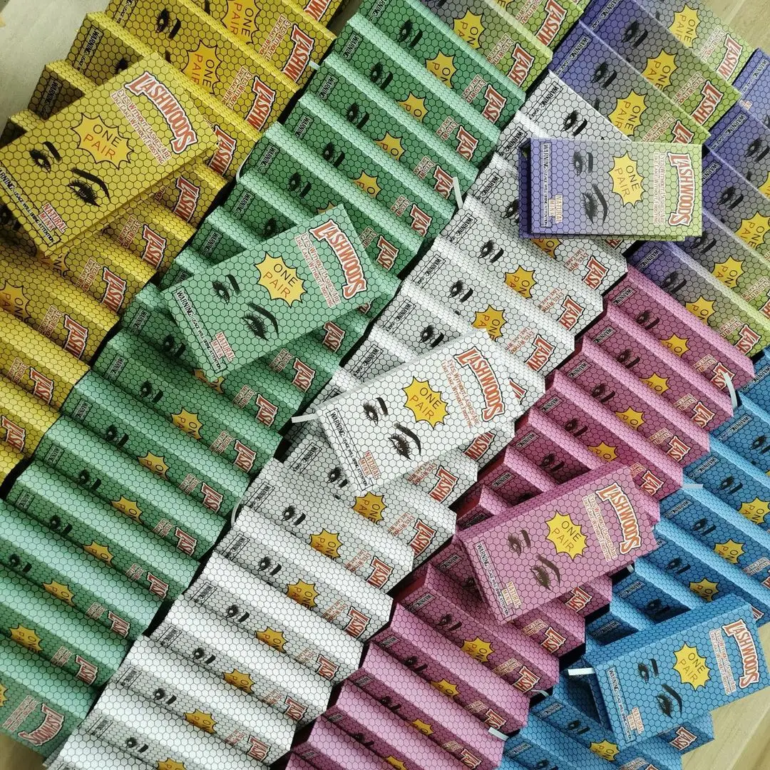 

Wholesal eyelash lashwood packaging high quality mink fake eyelashes private label eyelash wholesale customized boxes