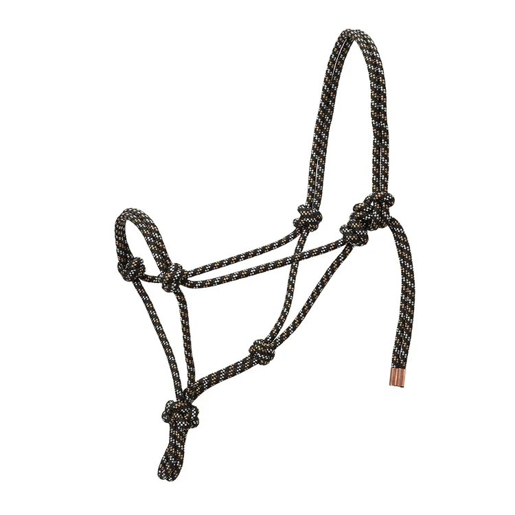 

Wholesale High quality Horse Riding Rope Halter colorful horse nylon rope halter, Red, blue, black, white, green, orange, brown,pink,etc.