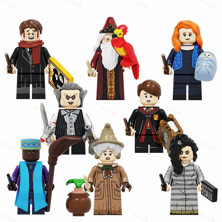 

PG8286 Magic Hermione Dumbledore James Potter Pomona Mini Action Building Block Brick Figure Children Educational Plastic Toy