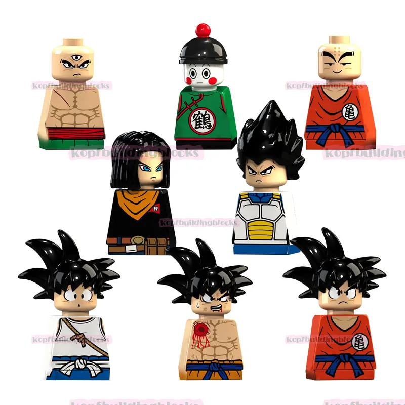

KT1007 DBZ Vegeta Son Goku Dragon Broli Ball Z Anime Comic Cartoon Mini Bricks Assemble Building Block Figure Plastic Toy
