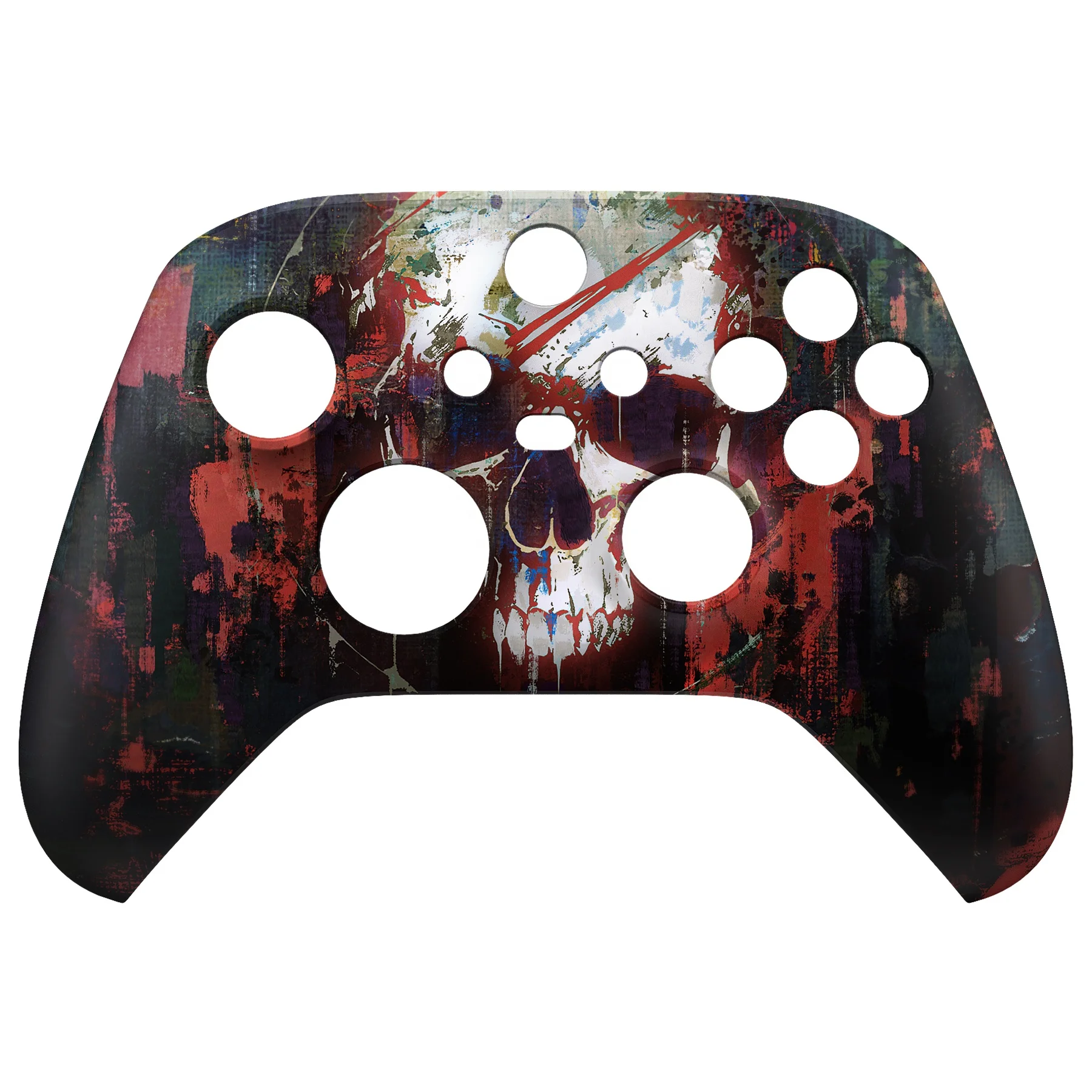 

eXtremeRate Customized Pattern Phantom Skull Replacement Front Shell For Xbox Series X S Controller Faceplate