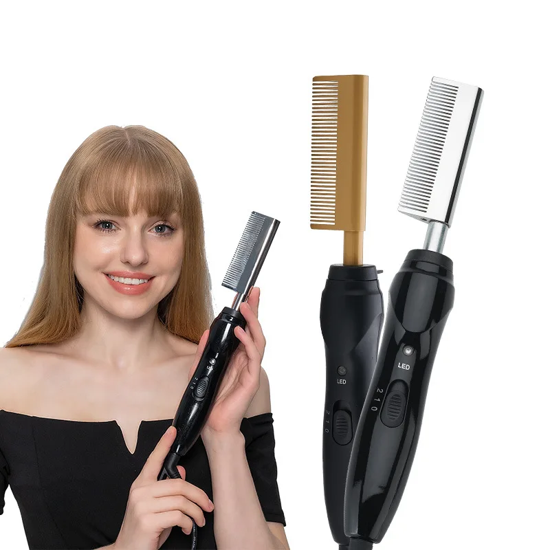 

Hot Comb Wholesale Luxury Custom Private Label Professional Hair Straightener Hot Hair Comb