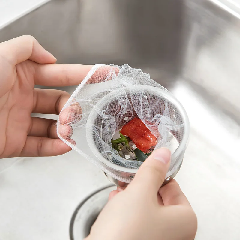 

Kitchen Anti-clogging Sink Filter Mesh Dishwashing Sink Sink Drain Residue Filter Garbage Bag Water Cut Bag