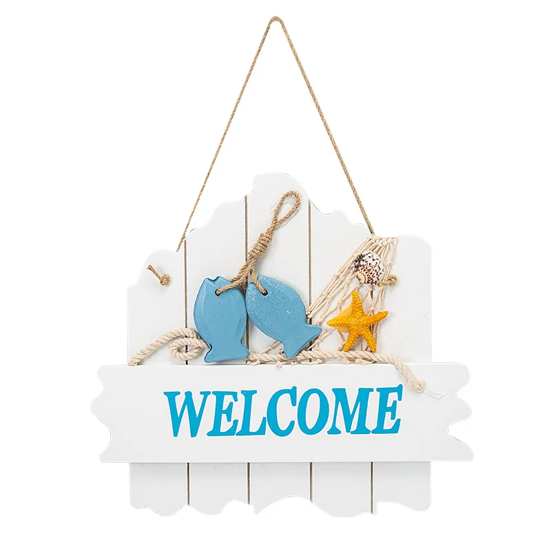 

Wood Wall Decor Home Decor Old Style Mediterranean Old Style Welcome Sign Ocean Helmsman Sea Anchor Welcome Wood Wall Mount, As photo