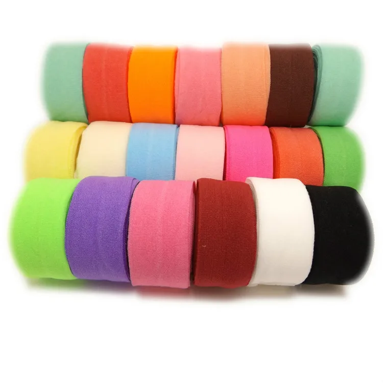 

1 inch black and white color wide garment textile polyester cotton trousers elastic foldable underwear elastic band rubber band, Accept customized