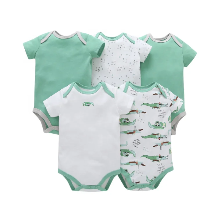 

OEM Baby Bodysuit Triangle Dress Ins European and American Style Newborn One-Piece Knit Suit 100% Combed Cotton Casual Rompers, White,pink, yellow ,printed